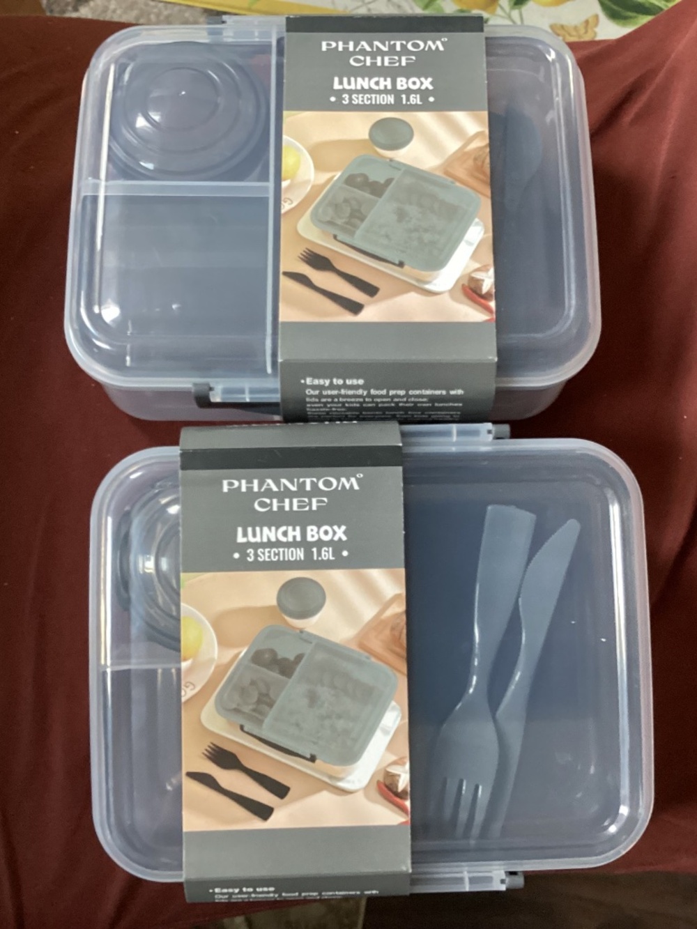 Phantom Chef lunch boxes bundle New